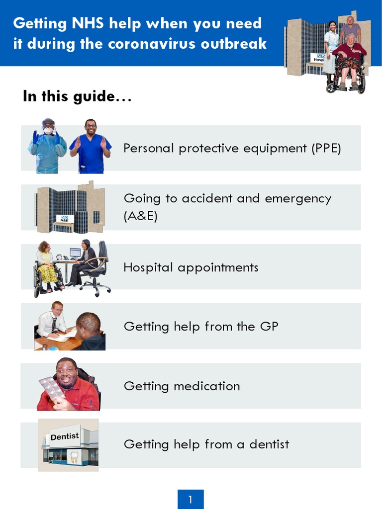In This Guide : Getting NHS Help When You Need It During The ...