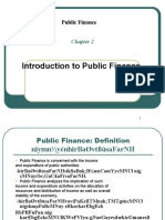 Introduction To Public Finance
