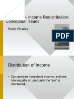 Chapter 5 - Income Redistribution: Conceptual Issues: Public Finance