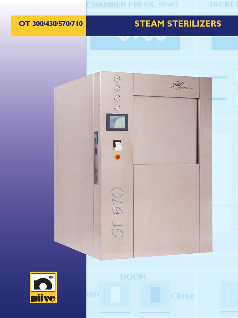 NUVE OT 300 430 570 710 - Horizontal Steam Sterilizer Brochure | PDF ...