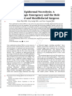 Toxic Epidermal Necrolysis: A Dermatologic Emergency and The Role of The Oral and Maxillofacial Surgeon