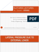 Earth Structures Lectures on Lateral Pressure