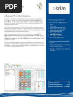 Advanced Trim Optimisation: Key Features and Benefits