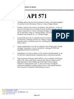 03 API 571 Points To Recall