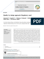 Quality by Design Approach Regulatory Need PDF