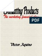 Evaluating Products: The Marketing Financial Plan