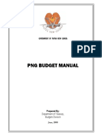 PNG Budget Manual: Government of Papua New Guinea