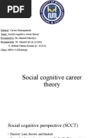 Social Cognitive Career Theory CM