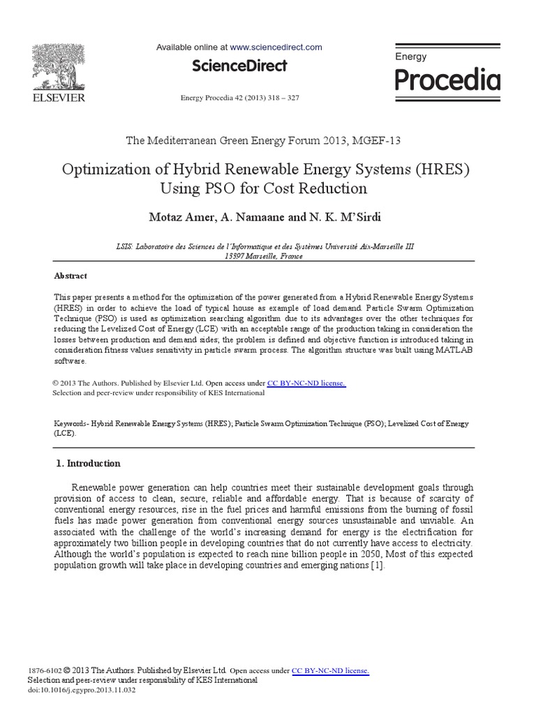 Hybrid Power Systems | PDF | Hybrid Vehicle | Renewable Energy