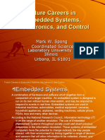 Future Careers in Embedded Systems, Mechatronics, and Control