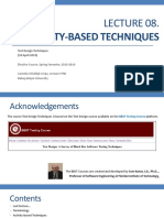 Activity-Based Techniques: Test Design Techniques (18 April 2019)