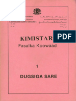 Kimistari Fasalka Koowaad 1 Dugsiga Sare - Lavorato PDF