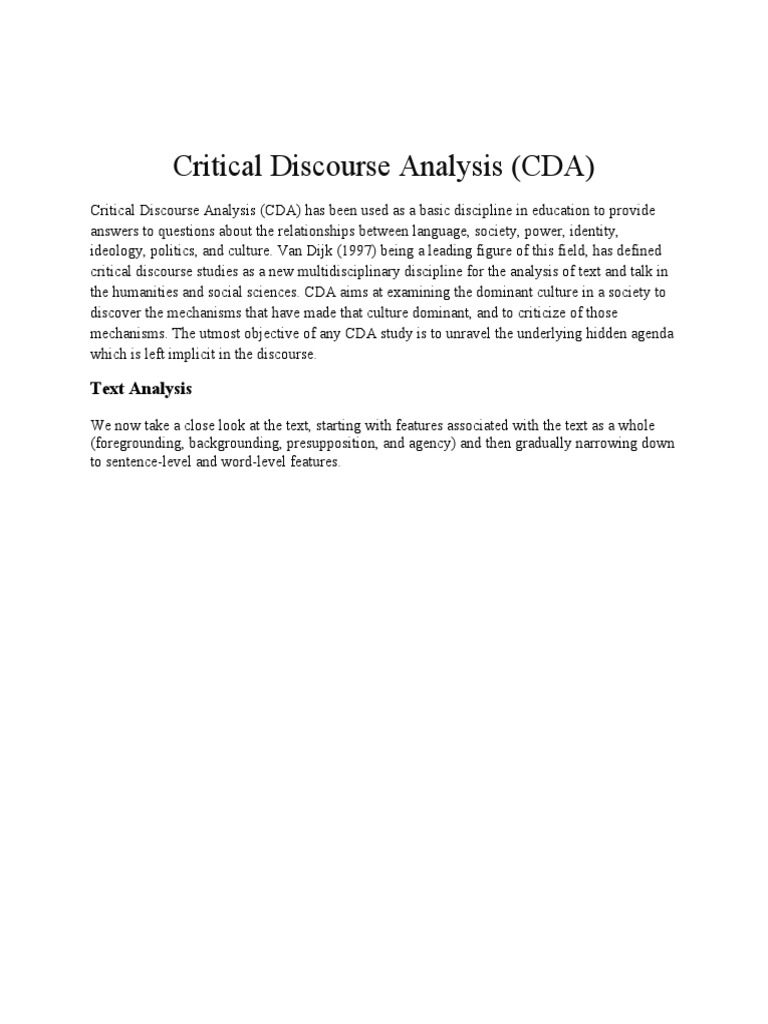 Critical Discourse Analysis of Protests | PDF | Public Sphere