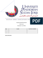 Kaedah Penyelidikan (VRR 3013) Tugasan 2 (Z-Test) : Nama Pensyarah