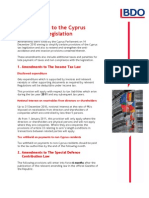 Amendments To The Income Tax Law