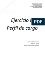 Ejercicio Perfil de Cargo