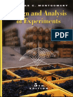 Design and Analysis of Experiments 15th 2001