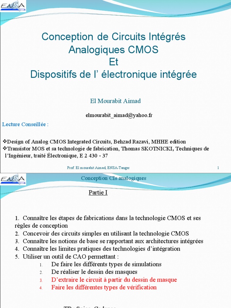 Cours CIs 2012 PDF Théorie des bandes Semiconducteurs — free download