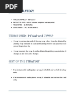 Vwap Strategy: Terms Used: Pvwap and Cvwap