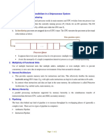 Parallelism in A Uniprocessor System: Multiprogramming