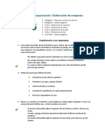 Plan de Capacitación Elaboración de Composta - Cuestionarios