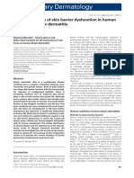 Current Evidence of Skin Barrier Dysfunction in Human and Canine Atopic Dermatitis PDF