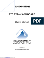 Cio-Exp-Rtd16: User's Manual