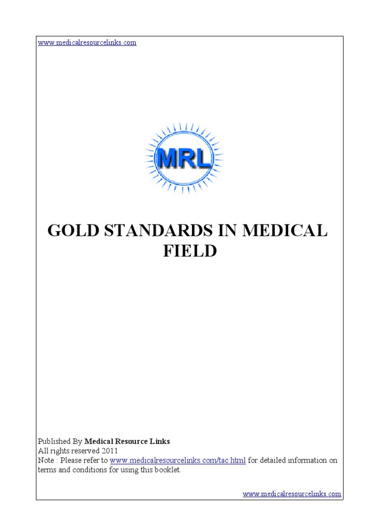 Gold Standards in Medical Field PDF Biopsy Echocardiography