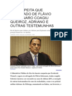 MP Suspeita Que Advogado de Flávio Bolsonaro Coagiu Queiroz