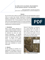 Exploración del área Hoyo Colorado, relevamiento topográfico de nuevas cuevas y su geología - Zungri L. y Cires Morán J.