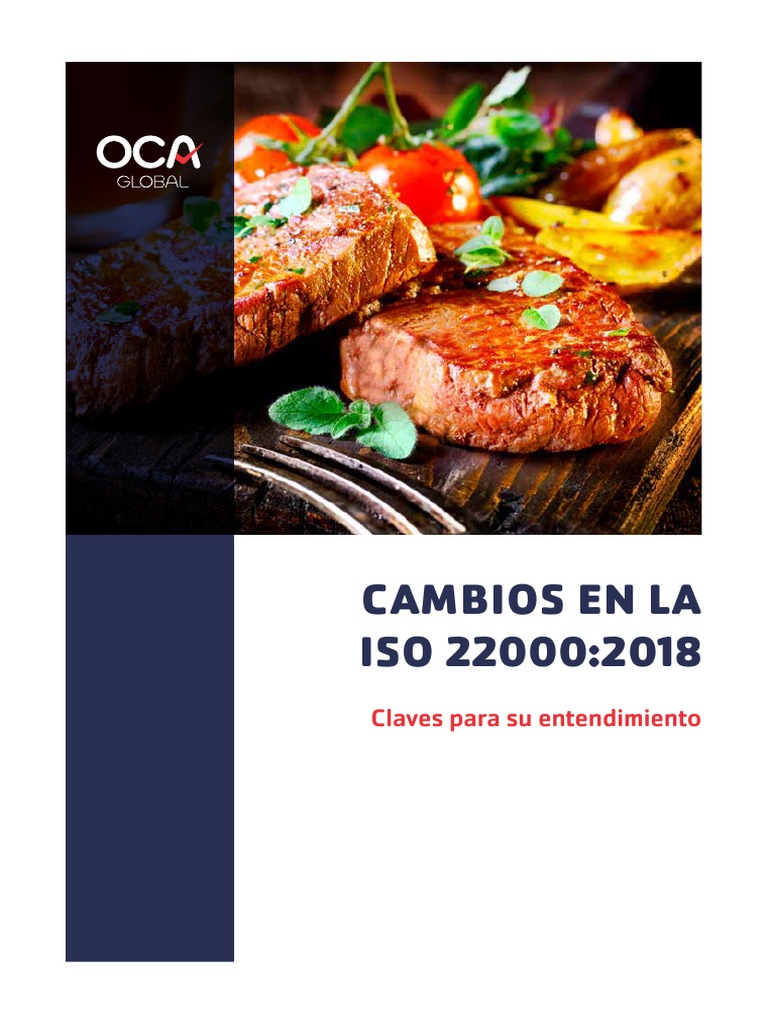 Cambios en La ISO 22000 - 2018 PDF | PDF | Análisis de Riesgo y Puntos ...