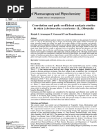 Correlation and Path Coefficient Analysis Studies in Okra (Abelmoschus Esculentus (L.) Moench)