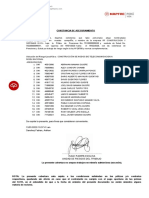 Constancia aseguramiento construcción