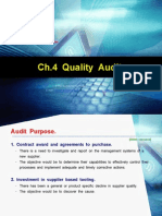Ch.4 Quality Audit.: ASQ Certified Quality Engineer
