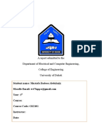 Report on Electrical Engineering at University of Duhok