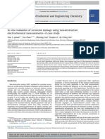 In situ evaluation of corrosion damage using non-destructive