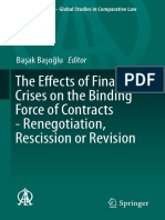 The Effects of Financial Crises On The Binding Force of Contract 2016