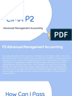 Cima P2: Advanced Management Accounting
