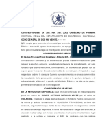 Caso de violación se declara clausura provisional a espera de peritaje ADN