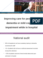 Improving care for people with dementia or mild cognitive impairment while in hospital