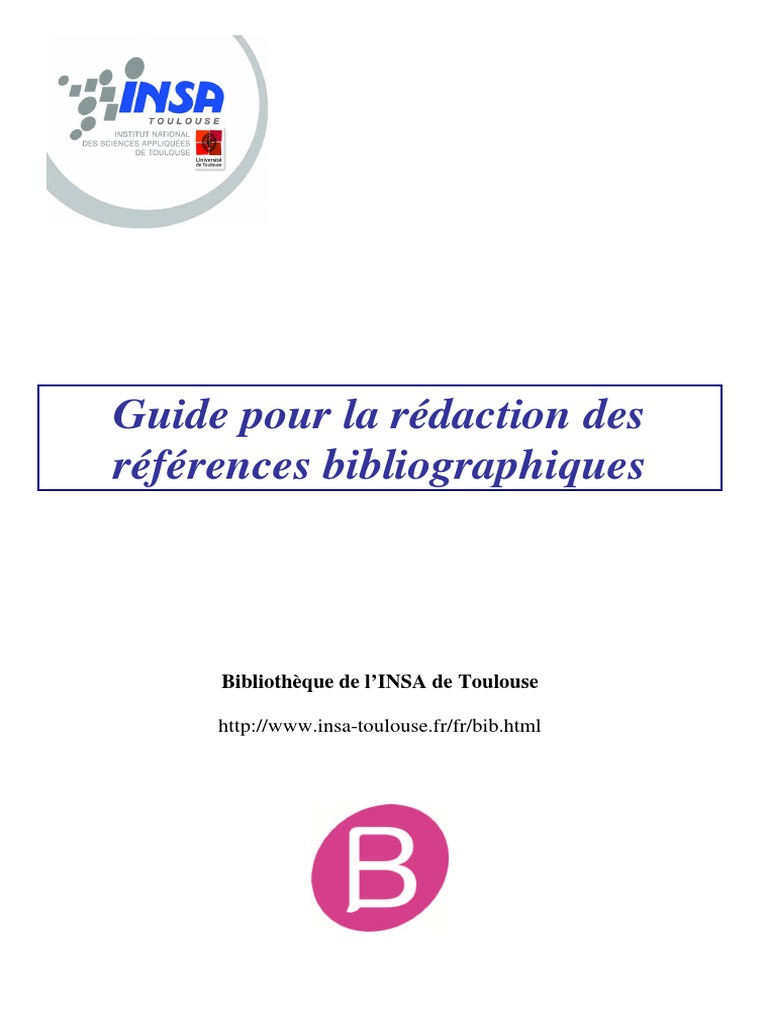 Guide Redaction Biblio PDF | PDF
