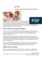 ADHD Parenting Tips