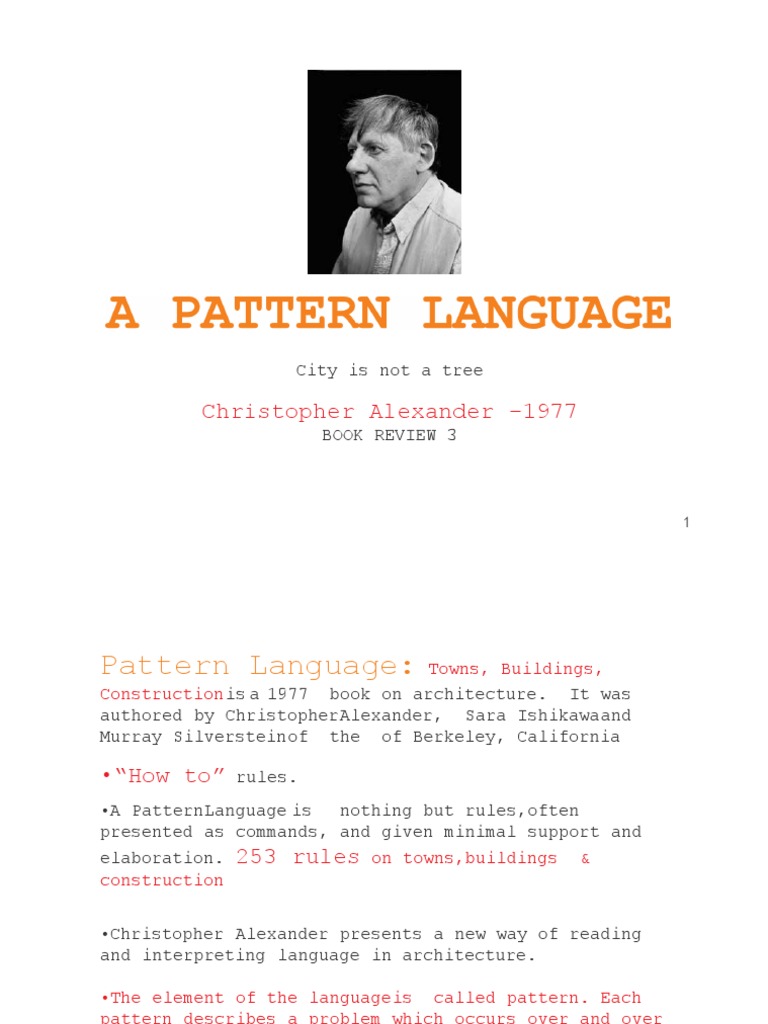 Christopher Alexander | PDF