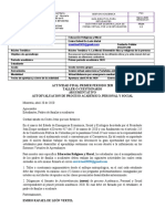 Guía Didáctica y Formato de Autoevaluación Grado Noveno I Periodo 2020.