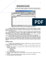 Mıcrosoft Excel Not