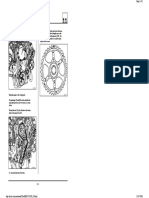 Top and Front of Engine Timing Belt: E7J and K7M Engines