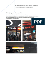 Actividad de Estrategias de Precios en El Centro Comercial Buenavista Zona Norte de Barranquilla