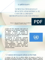 A. Conciencia Ciudadana y Contaminación Atmosférica: El Caso de La Región Metropolitana de São Paulo"