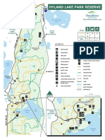 Hyland Lake Park Reserve Regional Trail Map
