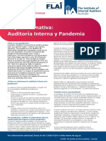 Auditoria Interna y Pandemia - IIA